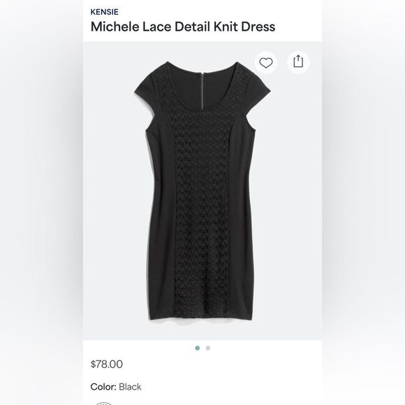 Timeless! Stitchfix black Kensie detailed dress! - Picture 2 of 14